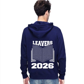 Leavers 2026 Personalized Student Names Book Style Graphic Design Stars & Stripes Hood